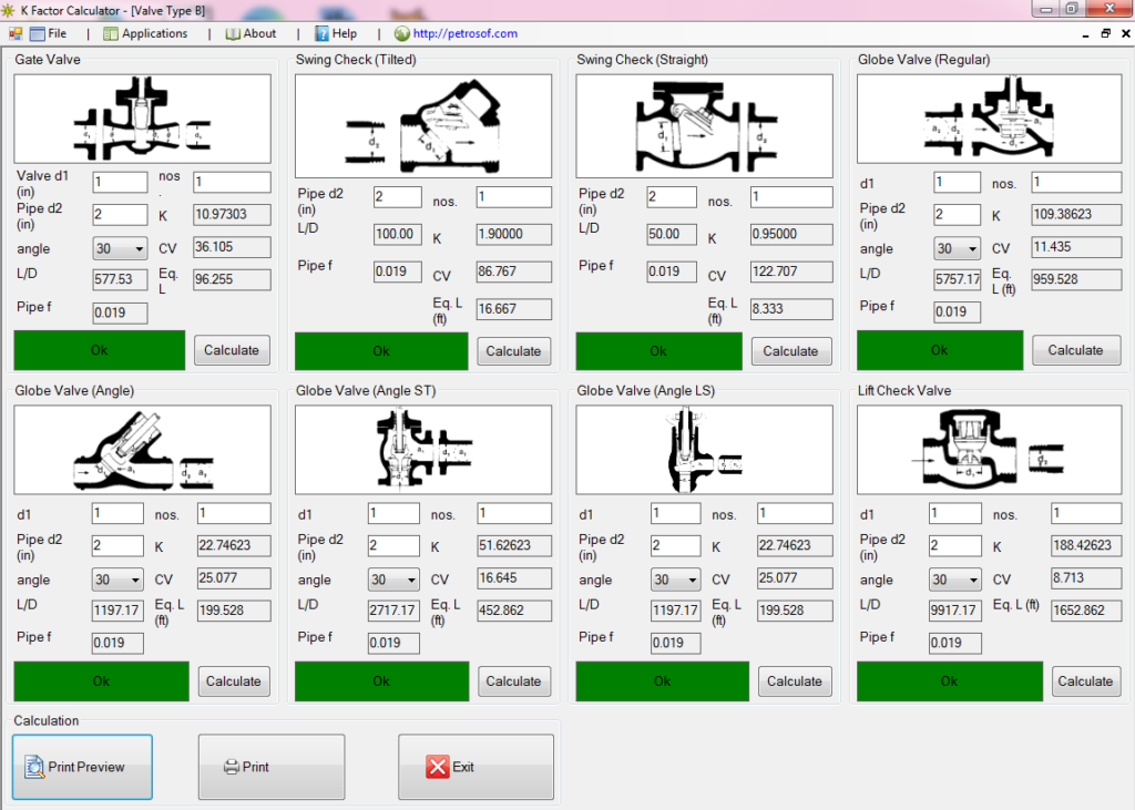 K Factor Calculations Petrosof August 2024