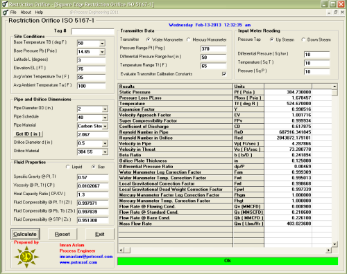 Engineering Calculation Software | Home | petrosof August 2022